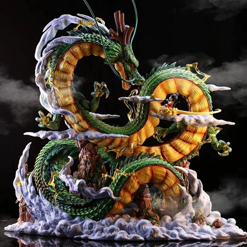 Figurine Dragon Ball Shenron & Goku — 24 cm